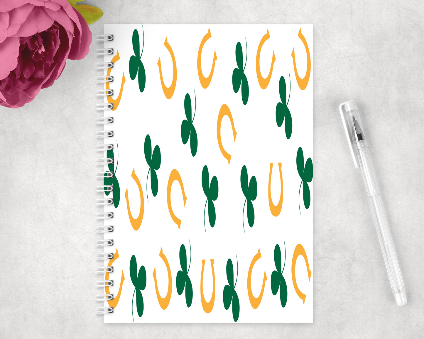 St Patricks Day Spiral Lined A5 Journal - 1195