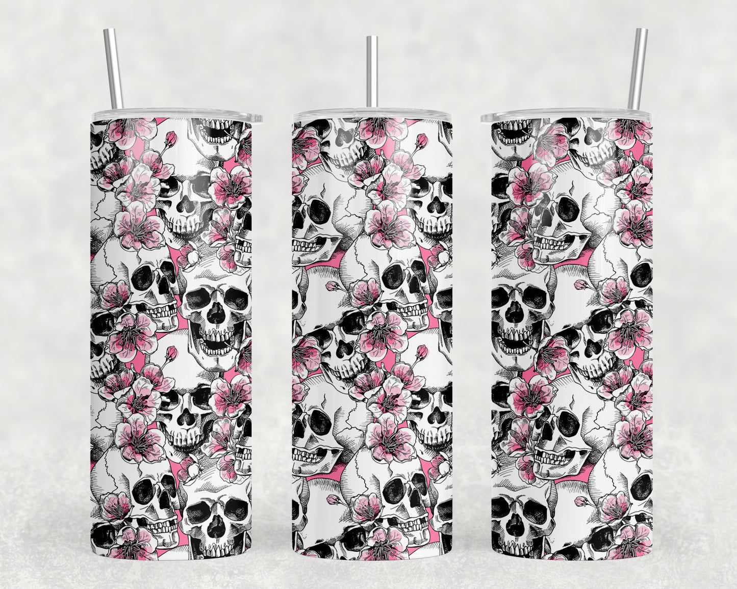 Skulls 20oz Skinny Tumbler - 1202