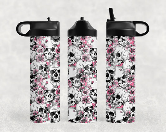 Skulls Water Bottle - 1202