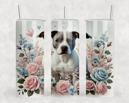 Pitbull Dog 20oz Skinny Tumbler - 120