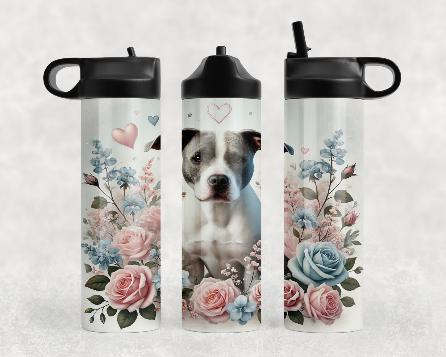 Pitbull Dog Water Bottle - 120