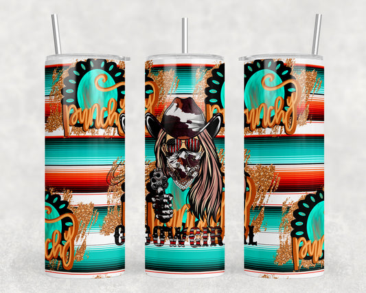 Cowgirl 20oz Skinny Tumbler - 1216