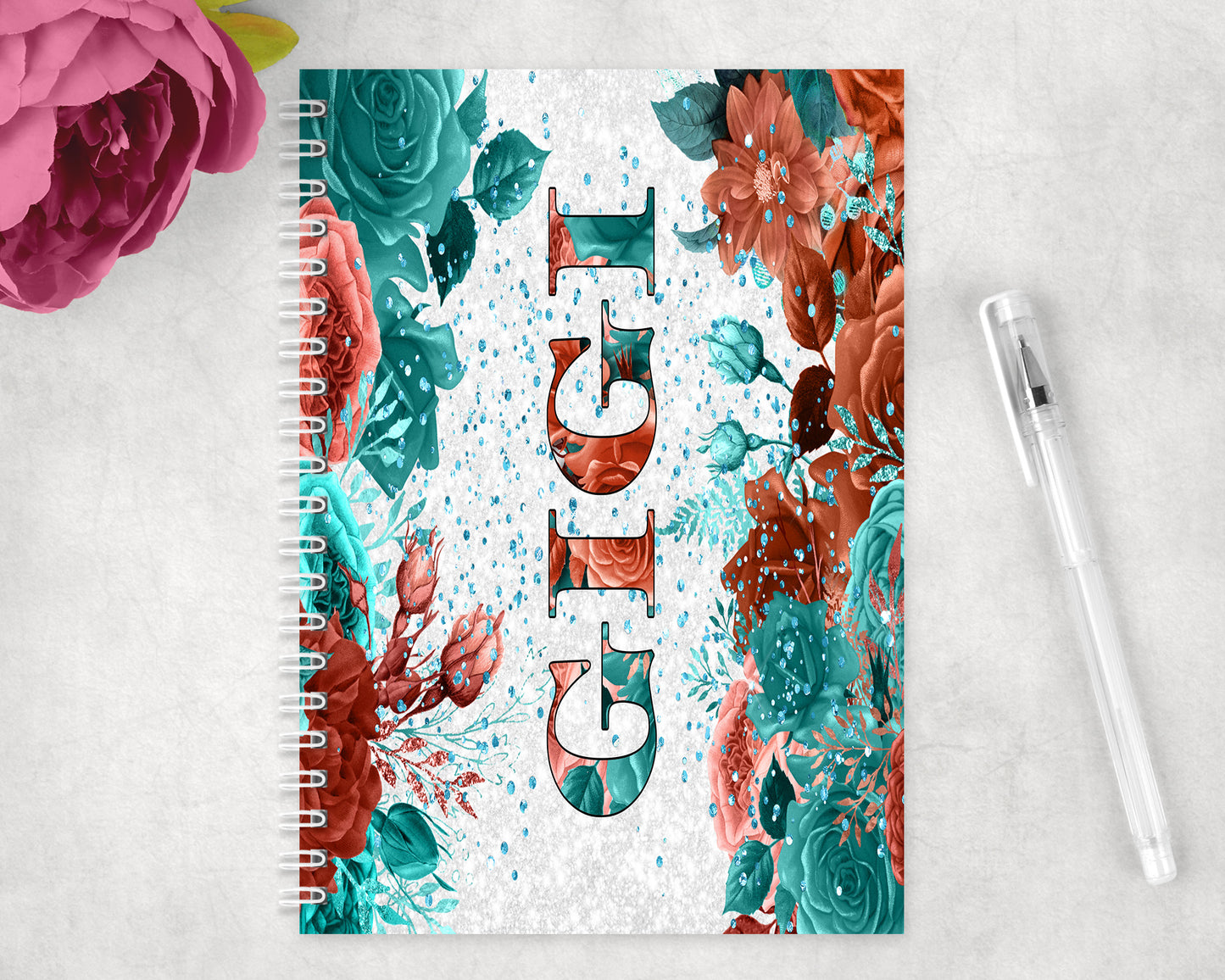 Gigi Spiral Lined A5 Journal - 1217