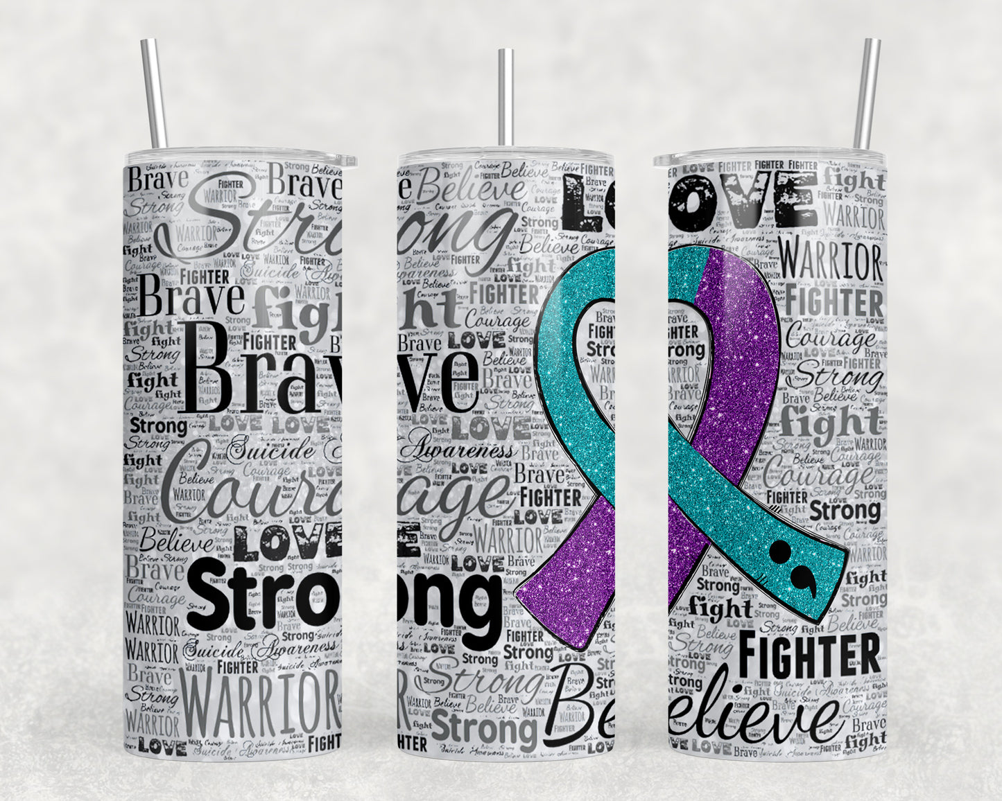 Suicide Awareness 20oz Skinny Tumbler - 1220