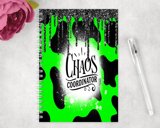 Chaos Coordinator Spiral Lined A5 Journal - 1222