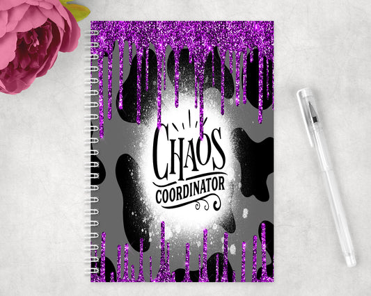 Chaos Coordinator Spiral Lined A5 Journal - 1224