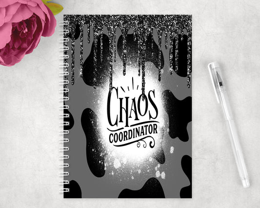 Chaos Coordinator Spiral Lined A5 Journal - 1225