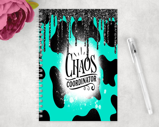 Chaos Coordinator Spiral Lined A5 Journal - 1226