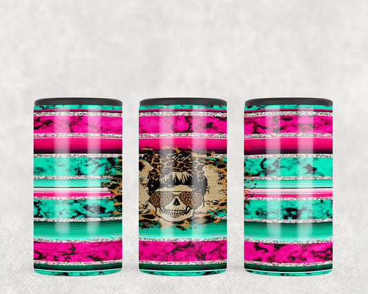 Serape Skull 5-in-1 Can Hugger Tumbler - 1227