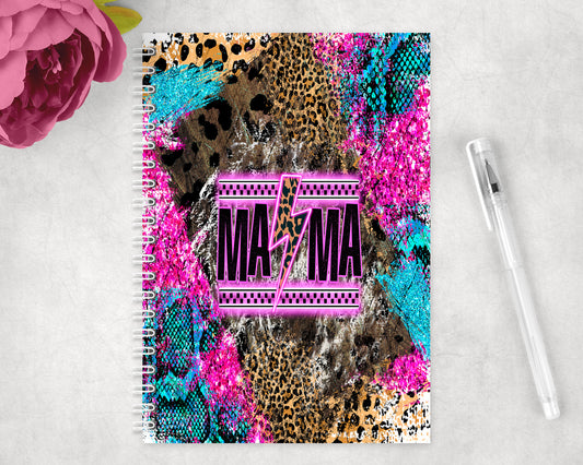 Western Grunge Mama Spiral Lined A5 Journal - 1228