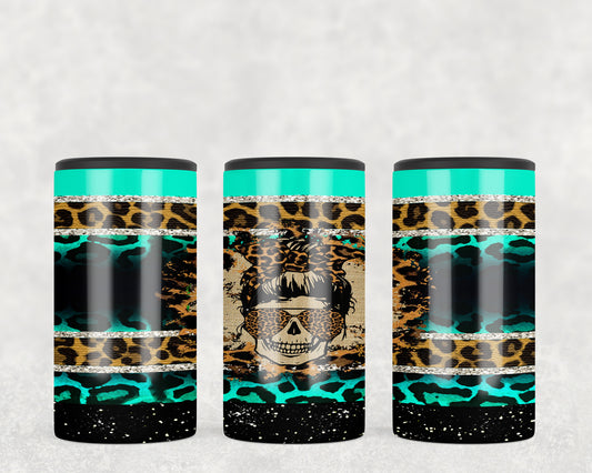 Serape Skull 5-in-1 Can Hugger Tumbler - 1229