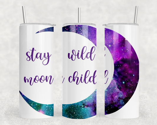 Stay Wild Moon Child 20oz Skinny Tumbler - 1242