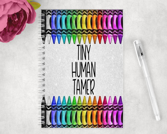 Tiny Human Tamer Spiral Lined A5 Journal - 1244