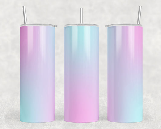 Cotton Candy Pastel 20oz Skinny Tumbler - 1245