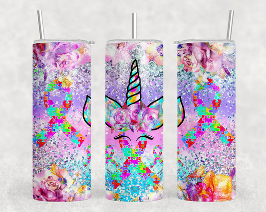 Unicorn 20oz Skinny Tumbler - 1246