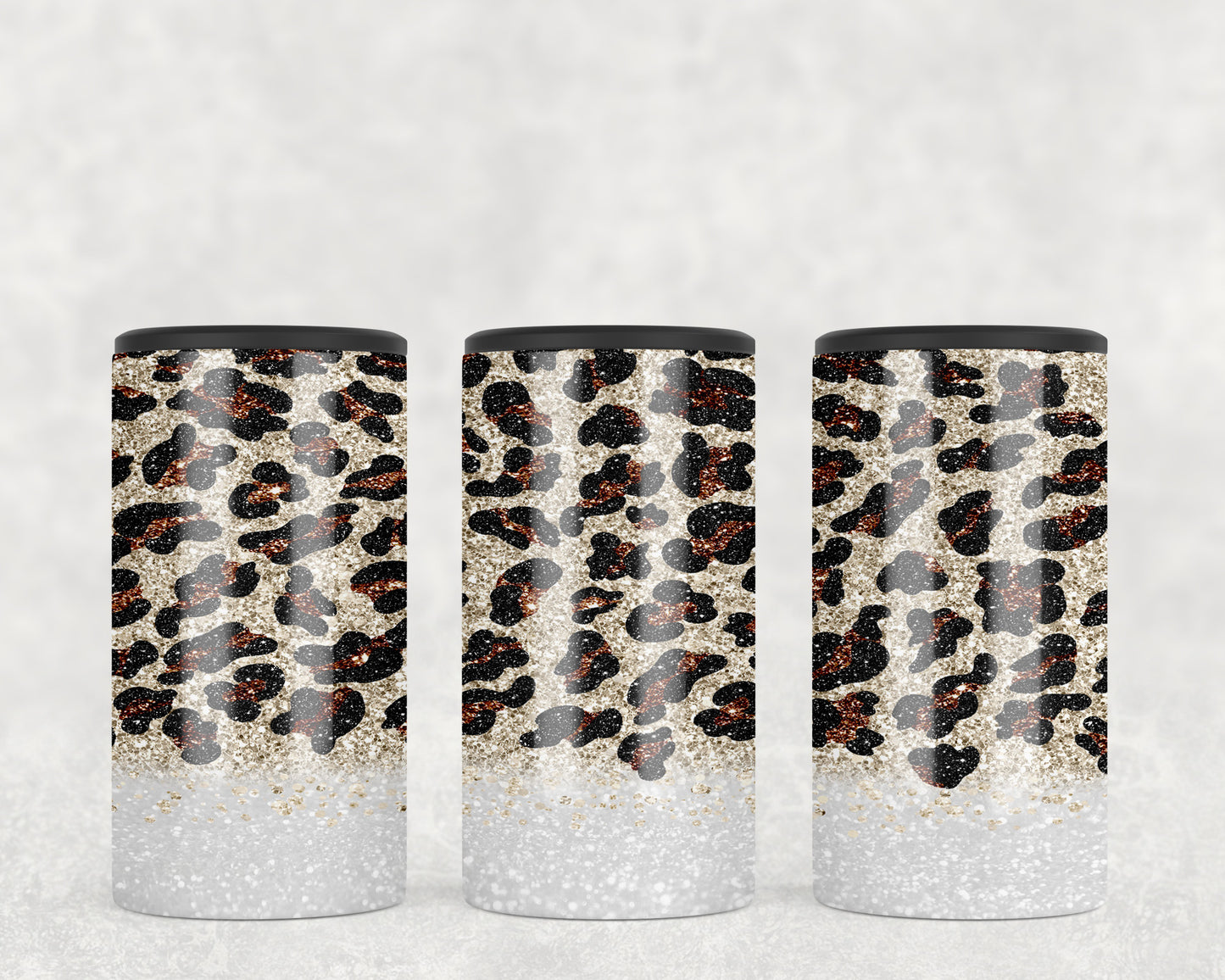 Leopard Print 5-in-1 Can Hugger Tumbler - 1252