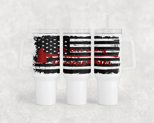 Fire Fighter 40oz Tumbler - 1253