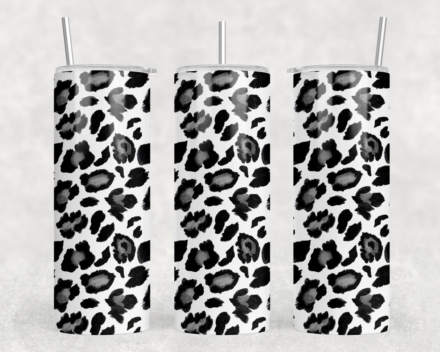 Leopard Print 20oz Skinny Tumbler - 1254