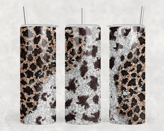 Leopard Print 20oz Skinny Tumbler - 1255