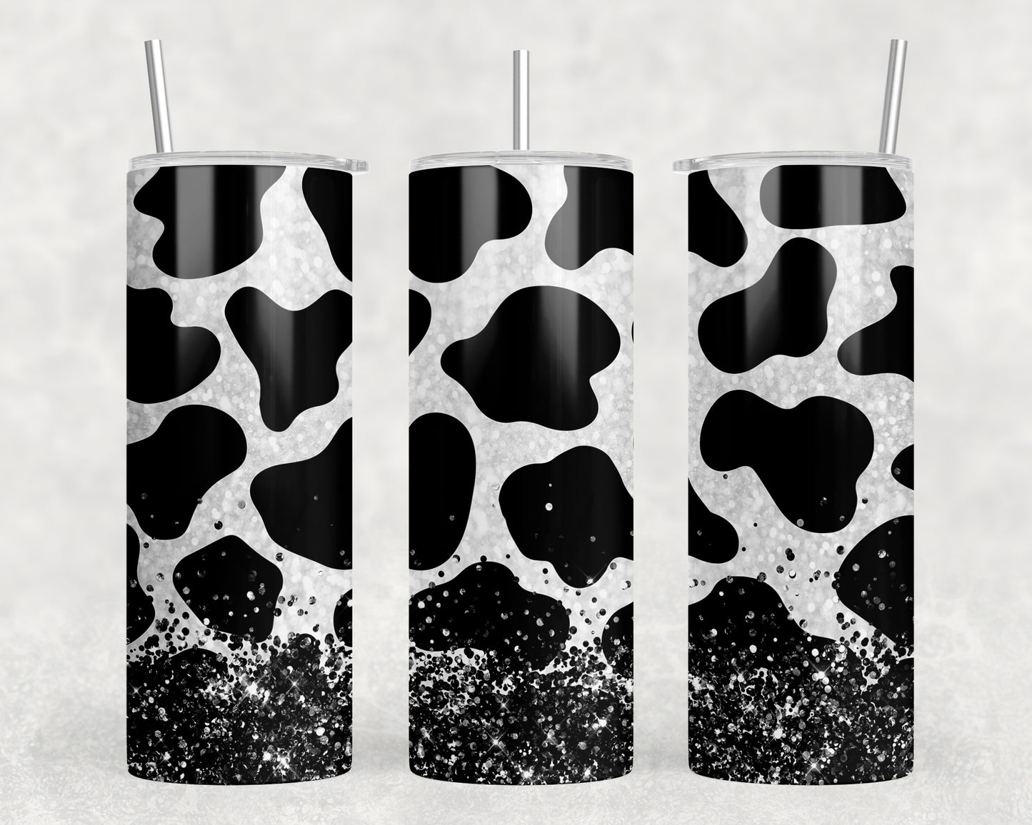 Cow Print 20oz Skinny Tumbler - 1258