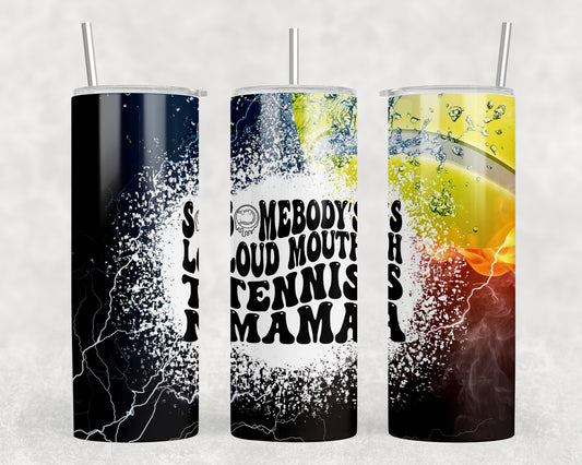 Tennis Mama 20oz Skinny Tumbler - 1260