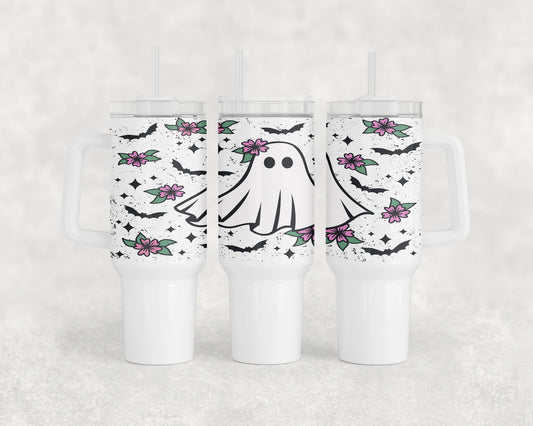 Halloween Cute Ghost 40oz Tumbler - 1261