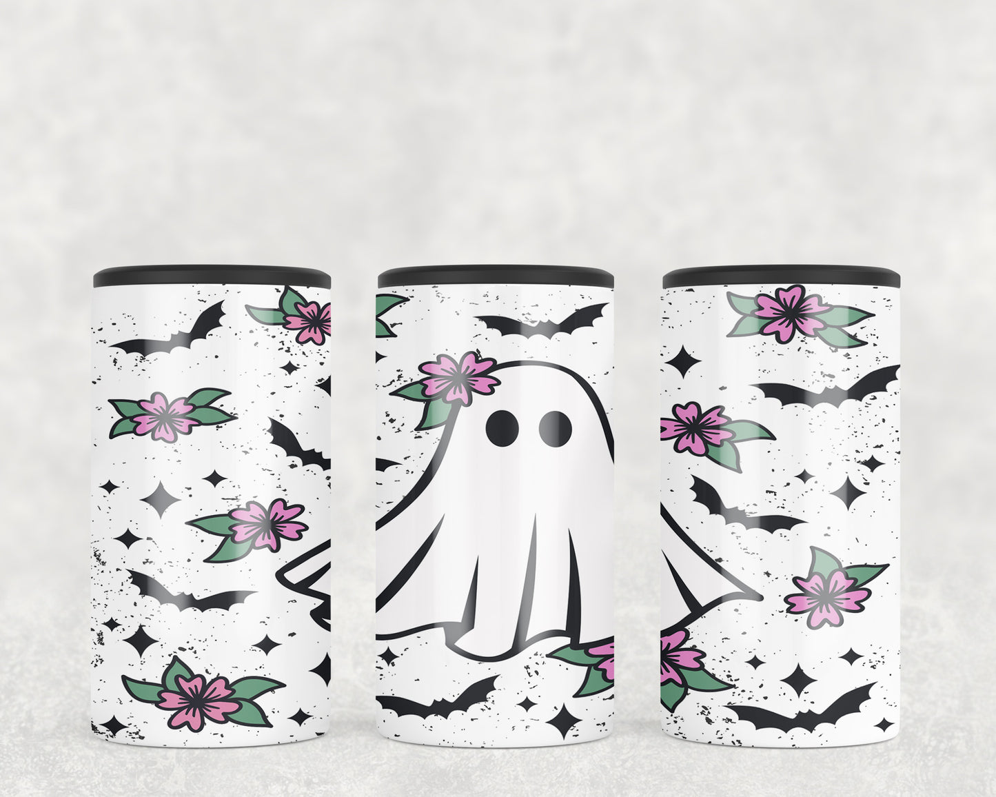 Halloween Cute Ghost 5-in-1 Can Hugger Tumbler - 1261