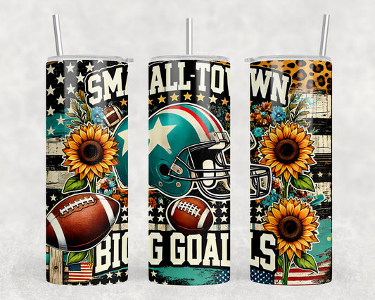 Football 20oz Skinny Tumbler - 128