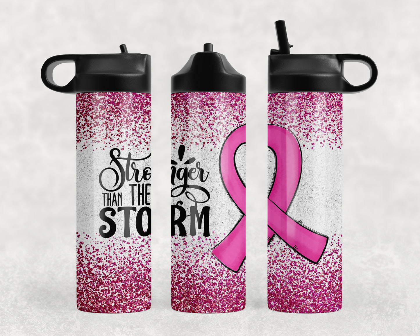 Breast Cancer Awareness  Water Bottle - 1290