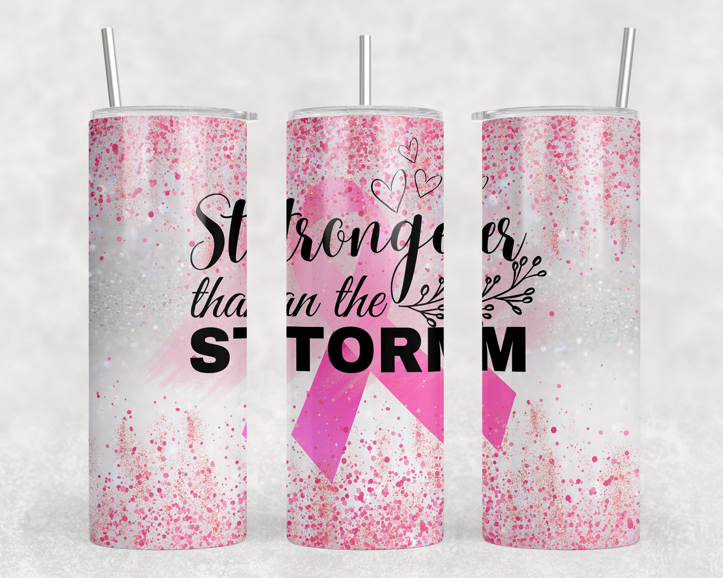 Breast Cancer Awareness 20oz Skinny Tumbler - 1298