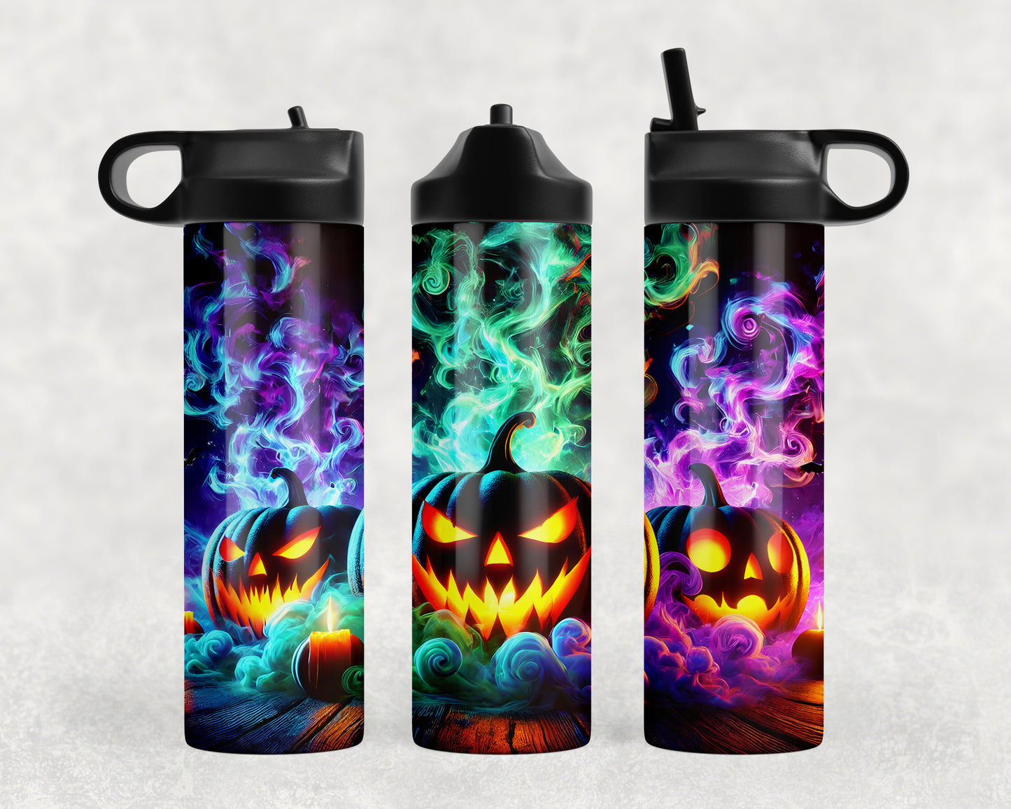 Halloween Pumpkins Water Bottle - 129