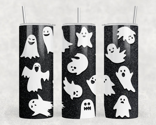 Halloween Ghosts 20oz Skinny Tumbler - 1302