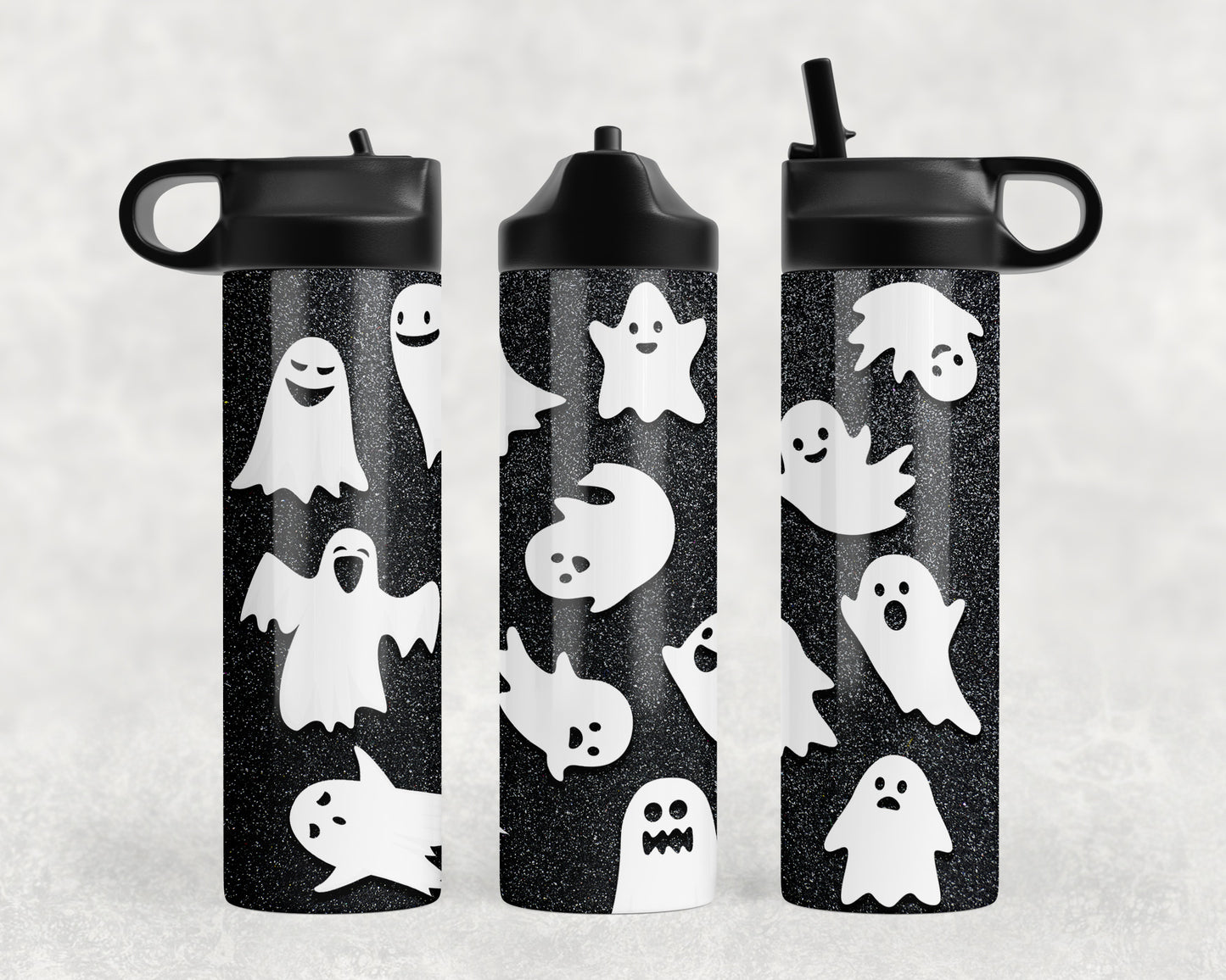 Halloween Ghosts Water Bottle - 1302