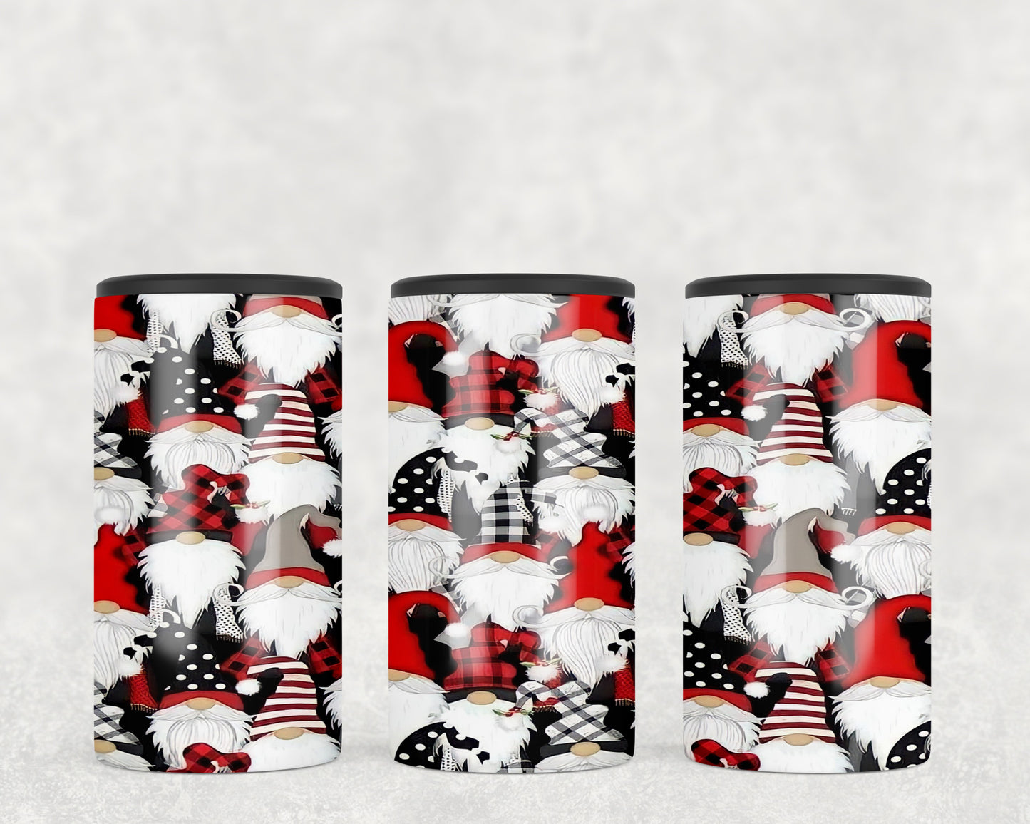 Christmas Gnomes 5-in-1 Can Hugger Tumbler - 1304