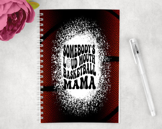 Basketball Mama Spiral Lined A5 Journal - 1305