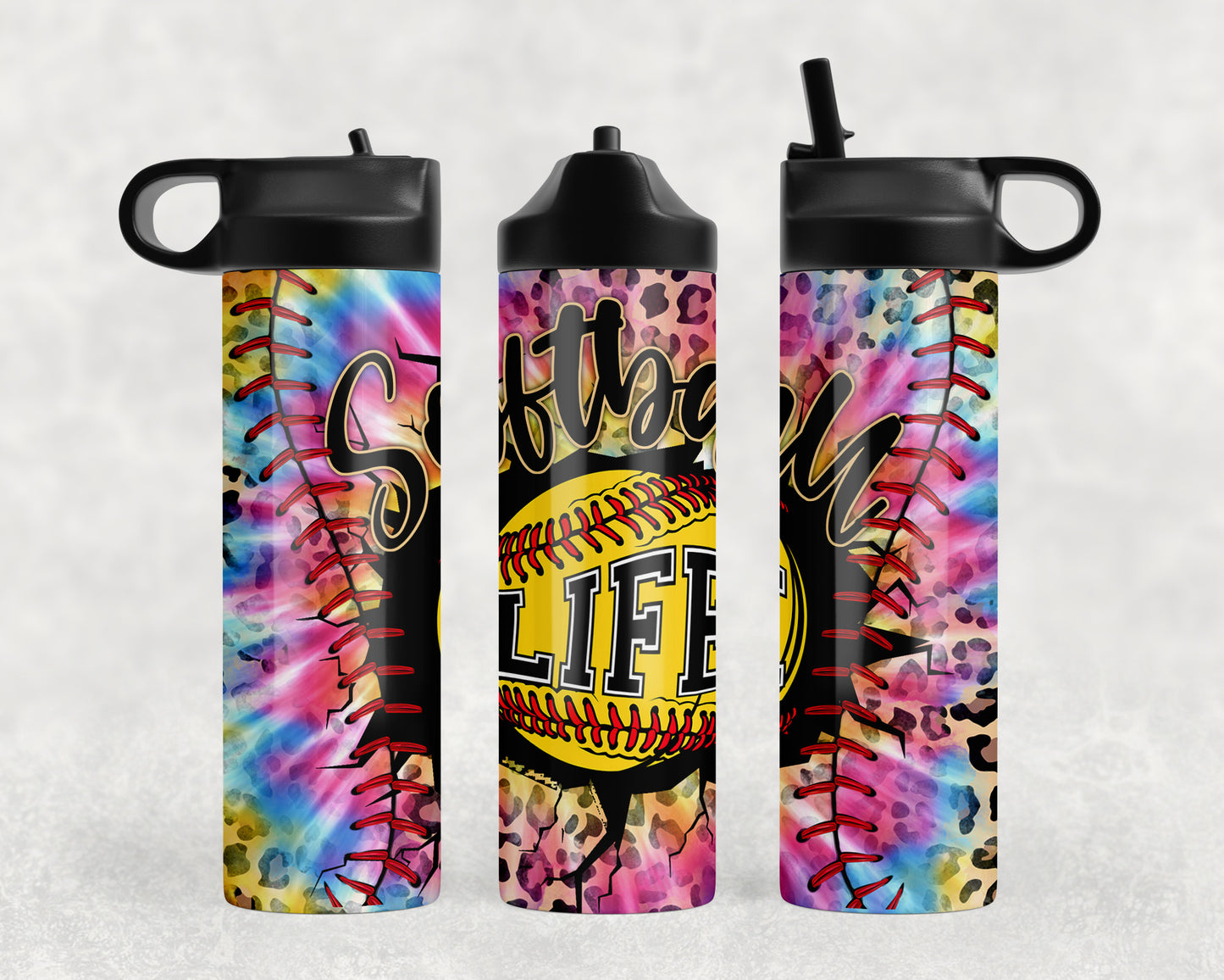 Softball Life Water Bottle - 1309