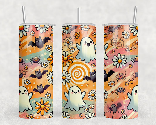 Cute Halloween 20oz Skinny Tumbler - 131