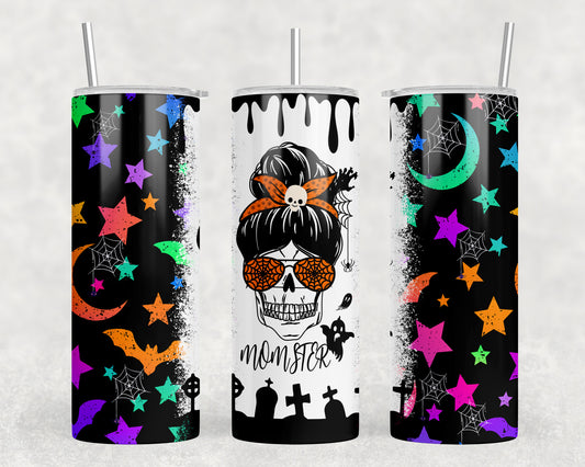 Halloween Neon Momster 20oz Skinny Tumbler - 1326