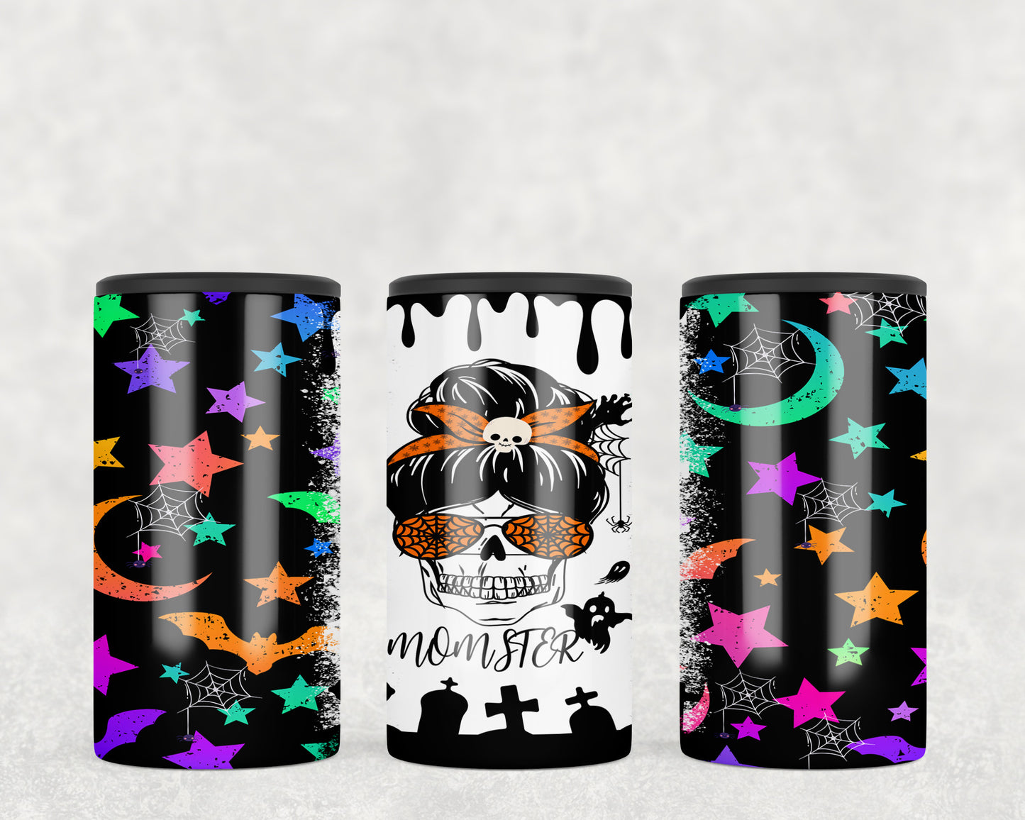 Halloween Neon Momster 5-in-1 Can Hugger Tumbler - 1326