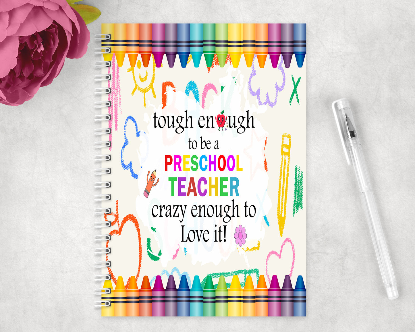 Teacher Spiral Lined A5 Journal - 1327