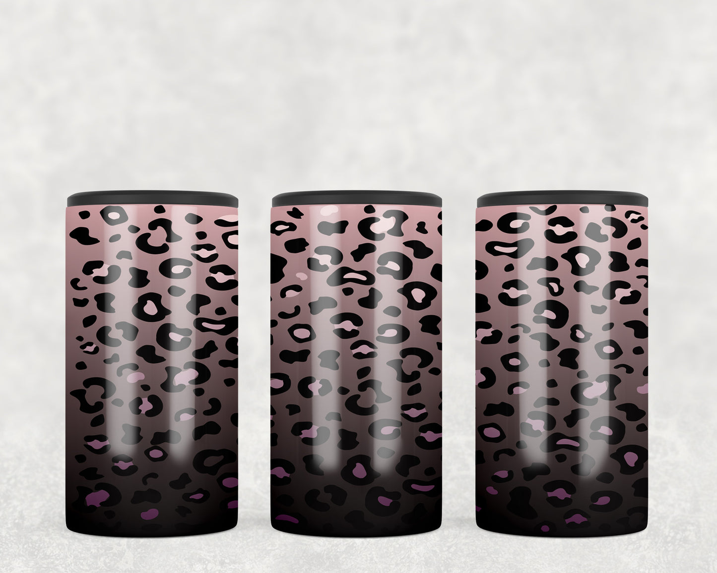 Pink Leopard Print 5-in-1 Can Hugger Tumbler - 1329