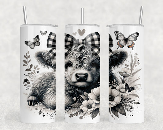 Mini Cow 20oz Skinny Tumbler - 132