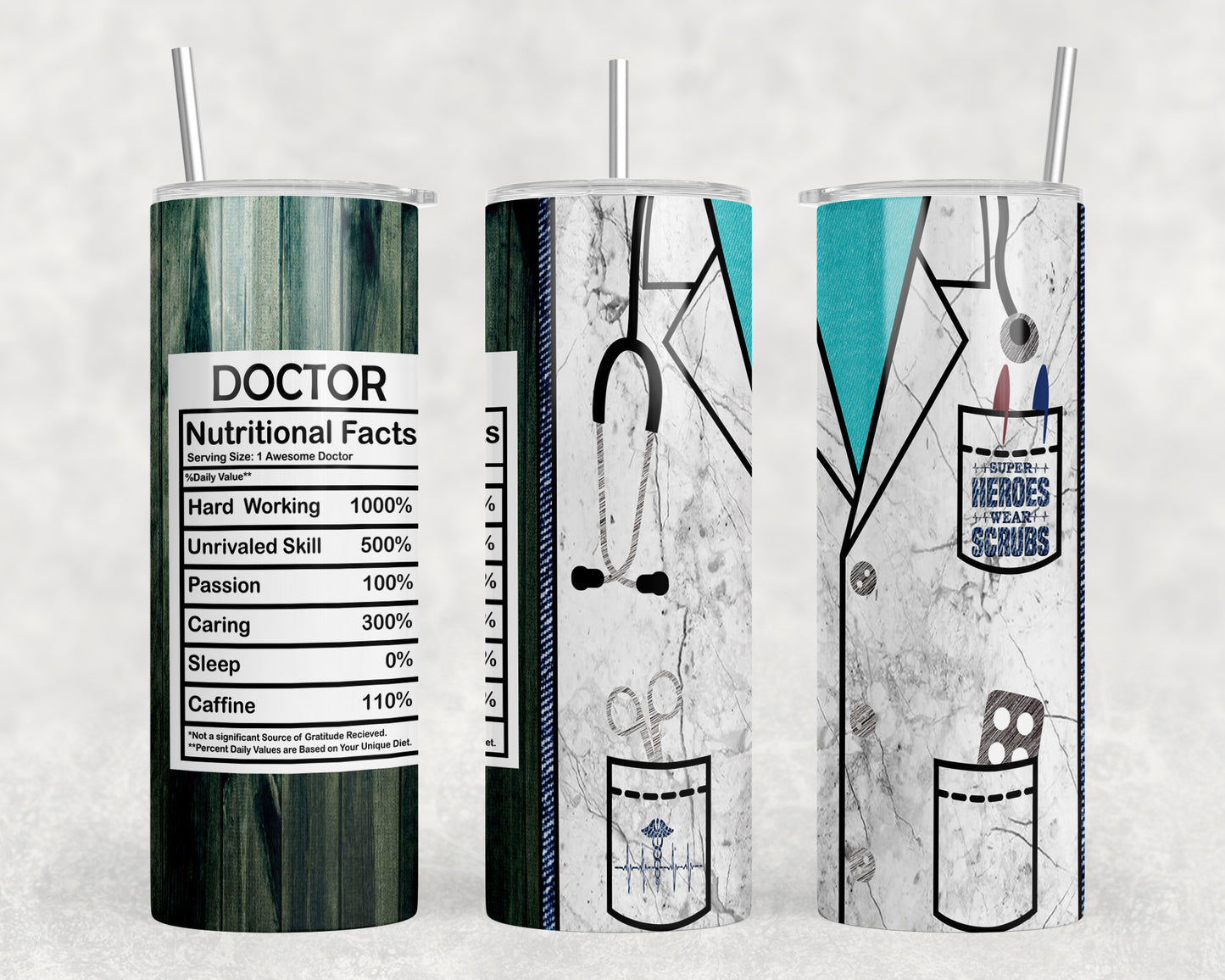 Doctor 20oz Skinny Tumbler - 1337