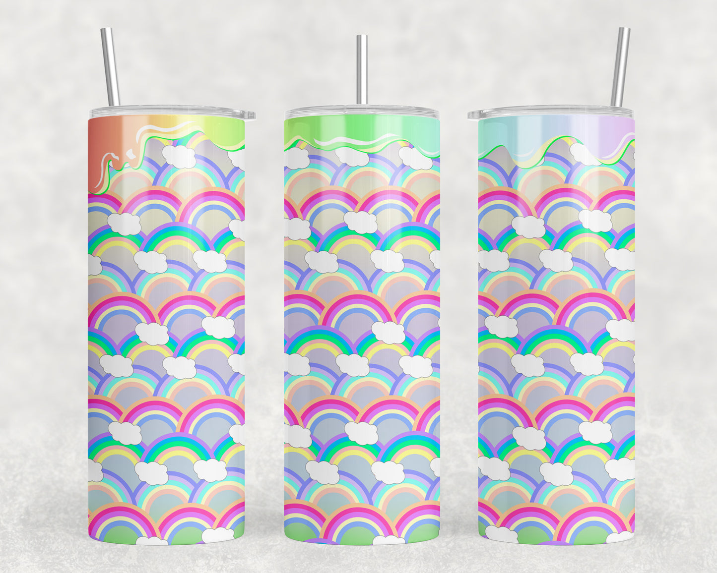 Rainbows 20oz Skinny Tumbler - 1347