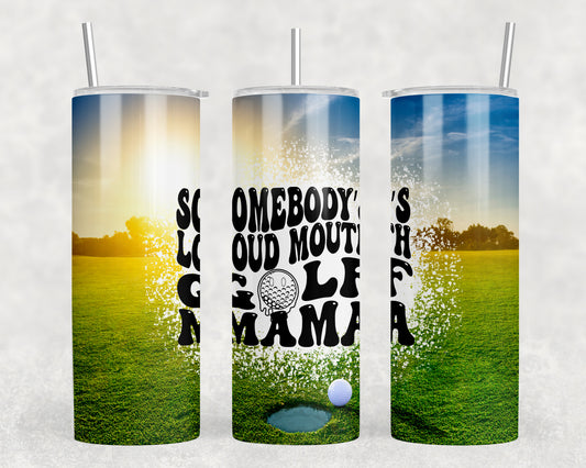 Golf Mama 20oz Skinny Tumbler - 1348