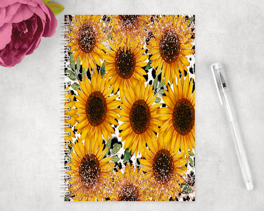 Sunflowers Spiral Lined A5 Journal - 1360