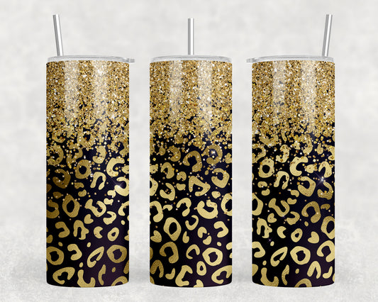 Leopard Print 20oz Skinny Tumbler - 1366