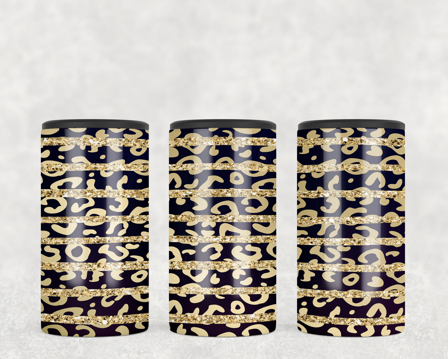 Leopard Print 5-in-1 Can Hugger Tumbler - 1367