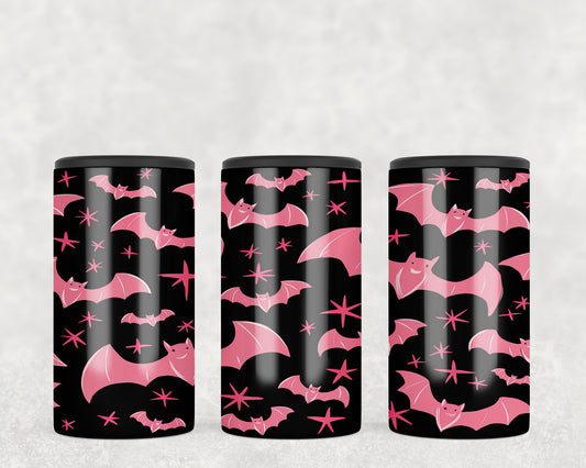 Pink Bats Halloween 5-in-1 Can Hugger Tumbler - 136