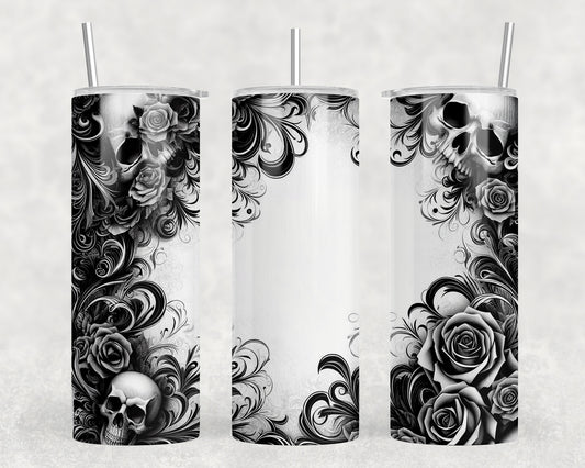 Skulls 20oz Skinny Tumbler - 137